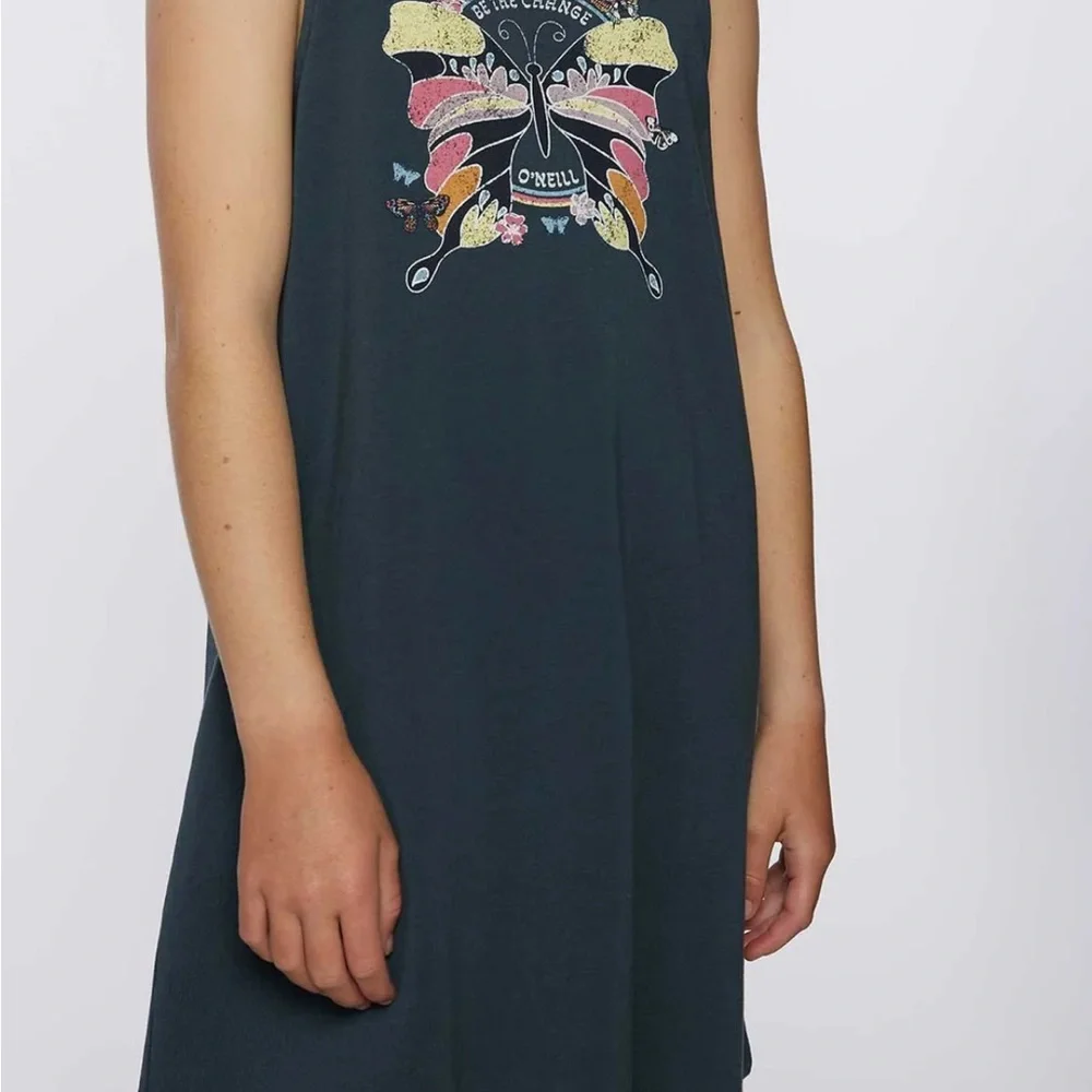 O'Neill Girls Lillie Dress in Slate Size Medium